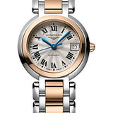 Longines PrimaLuna Automatic Watch - 26.5 mm Steel And Pink Gold Case - Silver FlinquŽ Roman Dial - Steel And Pink Gold Cap 200 Bracelet - L8.111.5.78.6