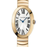Cartier Baignoire Watch - Small Pink Gold Case - Gold Bracelet - W8000005