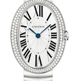 Cartier Baignoire Watch - Large White Gold Diamond Case - Gold Bracelet - WB520010