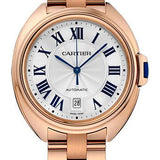 Cartier Cle De Cartier Watch - 40 mm Pink Gold Case - Silver Dial - WGCL0002