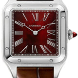 Catier Santos-Dumont Watch - Carnelian Red Dial - WGSA0102