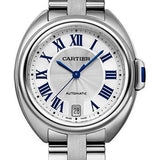 Cartier Cle de Cartier Watch - 35 mm Steel Case - Silver Dial - WSCL0006