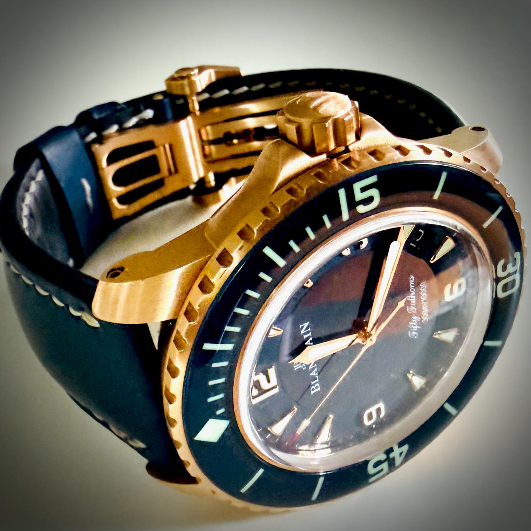 Blancpain Fifty Fathoms Automatique Rose Gold
