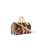 N/A Louis Vuitton M14182 - LV x TM Keepall 45 brown w/ painted figures