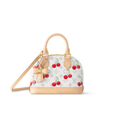 Louis Vuitton Alma BB MM LVxTM white/cherry