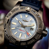 Breitling Avenger II Seawolf, Black Steel/Blue Mother of Pearl