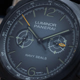 Panerai Luminor Chrono Carbotech Navy Seals Pam01419 44mm