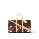 N/A Louis Vuitton M14182 - LV x TM Keepall 45 brown w/ painted figures