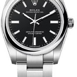 Rolex Oyster Perpetual 34 Black Dial Oyster Bracelet - 124200 - 2025