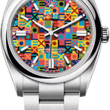 Rolex Oyster Perpetual 36 Oystersteel Multicoloured Jubilee Motif Dial Oyster Bracelet - 126000 - 2026