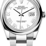 Rolex Datejust 36 Oystersteel White Dial Oyster Bracelet - 126200 - 2026
