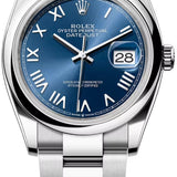 Rolex Datejust 36 Oystersteel Bright Blue Dial Oyster Bracelet - 126200 - 2026