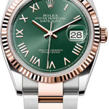 Rolex Datejust 36 Oystersteel Everose Gold Mint Green Dial Oyster Bracelet - 126231 - 2026
