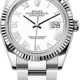 Rolex Datejust 36 Oystersteel White Gold White Roman Dial Oyster Bracelet - 126234 - 2026