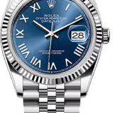 Rolex Datejust 36 Oystersteel White Gold Bright Blue Dial Jublee Bracelet - 126234 - 2026