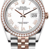 Rolex Datejust 36 Oystersteel Everose Gold White Dial Jubilee Bracelet - 126281Rbr - 2026