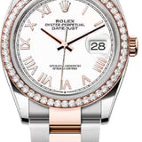Rolex Datejust 36 Oystersteel Everose Gold White Dial Oyster Bracelet - 126281Rbr - 2026