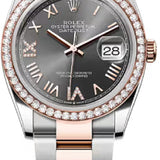 Rolex Datejust 36 Oystersteel Everose Gold Slate Dial Oyster Bracelet - 126281Rbr - 2026