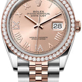 Rolex Datejust 36 Oystersteel Everose Gold Rosé-Colour Diamond Set Dial Jubilee Bracelet - 126281Rbr - 2026