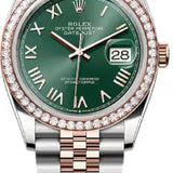 Rolex Datejust 36 Oystersteel Everose Gold Mint Green Dial Jubilee Bracelet - 126281Rbr - 2026