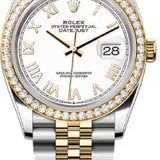 Rolex Datejust 36 Oystersteel Yellow Gold And Diamond White Dial Jubilee Bracelet - 126283Rbr - 2026