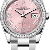 Rolex Datejust 36 Oystersteel White Gold Pink Diamond Set Dial Oyster Bracelet - 126284Rbr - 2026