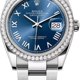Rolex Datejust 36 Oystersteel White Gold Bright Blue Dial Oyster Bracelet - 126284Rbr - 2026