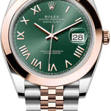 Rolex Datejust 41 Oystersteel Everose Gold Mint Green Dial Jubilee Bracelet - 126301 - 2026