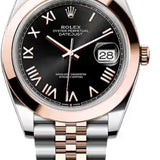 Rolex Datejust 41 Oystersteel Everose Gold Bright Black Dial Jubilee Bracelet - 126301 - 2026