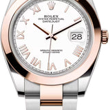 Rolex Datejust 41 Oystersteel Everose Gold White Dial Oyster Bracelet - 126301 - 2026