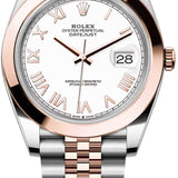 Rolex Datejust 41 Oystersteel Everose Gold White Dial Jubilee Bracelet - 126301 - 2026