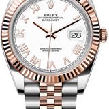 Rolex Datejust 41 Oystersteel Everose Gold White Dial Jubilee Bracelet - 126331 - 2026