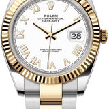 Rolex Datejust 41 Oystersteel And Yellow Gold White Dial Oyster Bracelet - 126333 - 2026