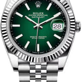 Rolex Datejust 41 Mm Oystersteel And White Gold Green Ombré Dial Jubilee Bracelet - 126334 - 2026
