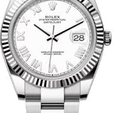 Rolex Datejust 41 Mm Oystersteel And White Gold & White Roman Dial - 126334 - 2026