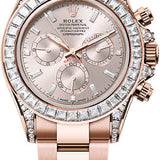 Rolex Cosmograph Daytona 40mm Sundust Diamond-Set Dial Oyster Bracelet Diamond-Set Bezel - 126595TBR | 2024 Model