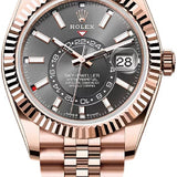 Rolex Sky-Dweller 42mm Slate Dial Fluted Bezel Jubilee Bracelet - 336935 | 2024 Model