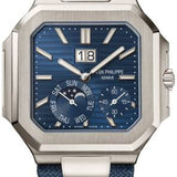 Patek Philippe Cubitus Grand Date Day & Moon Phases Platinum 45mm Blue Dial 5822P - 001 - Luxury Time NYC