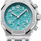 Audemars Piguet Royal Oak Offshore Selfwinding Chronograph 37 mm turquoise Tapisserie dial -  26430TI.OO.A358CA.01-B - 2026