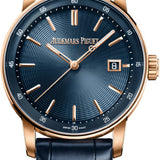 Audemars Piguet Code 11.59 Selfwinding 38mm Pink Rose Gold Blue Dial Leather Strap - 77410OR.OO.A342CR.01